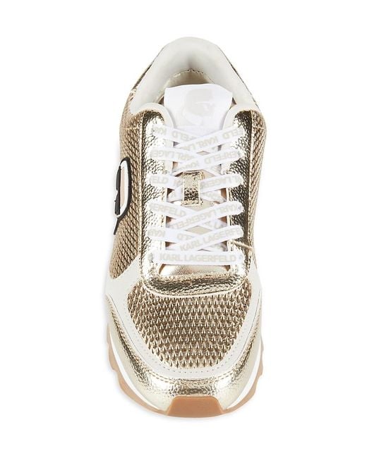 Karl Lagerfeld Paris Meade Logo Appliqué Mesh Sneakers size 41