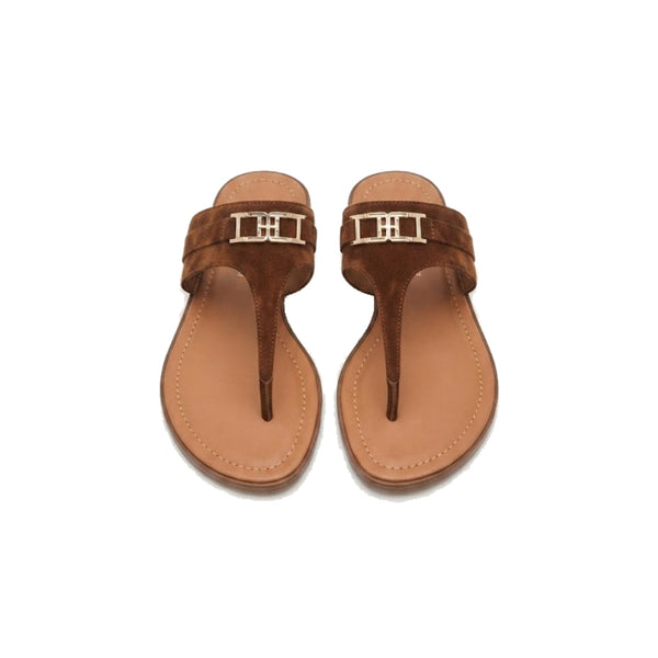 Tommy Slipper Brown Size 9
