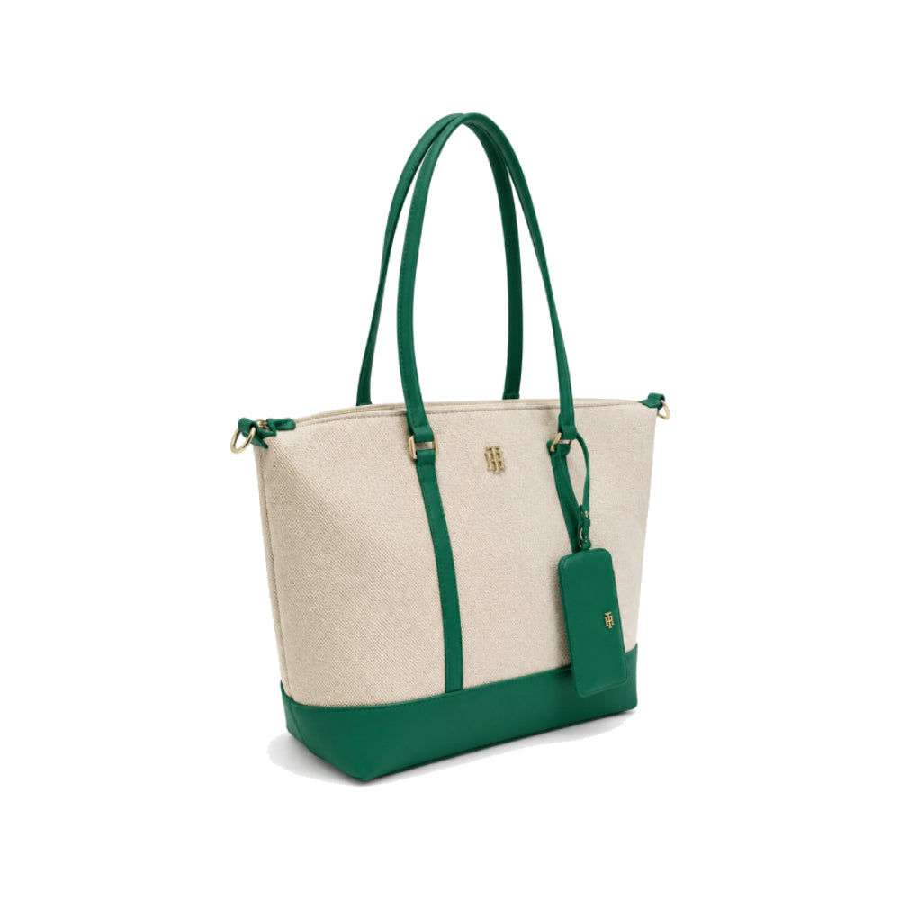 Tommy Shoulder Bag Beige x Green