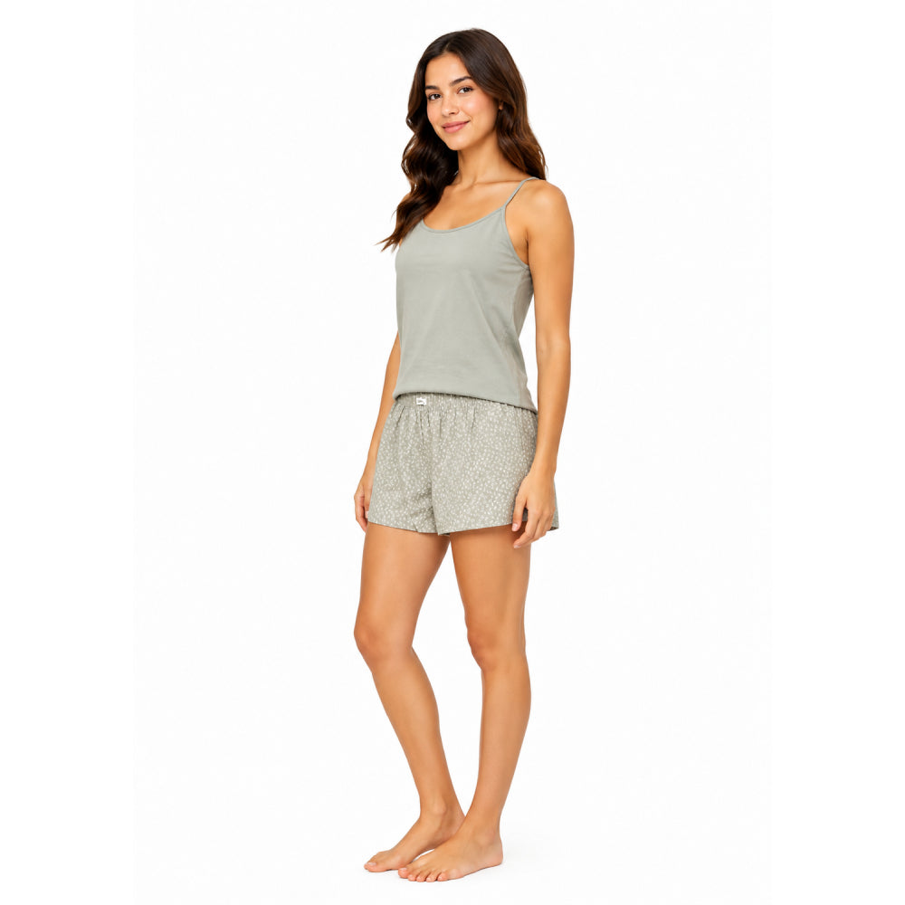 Calvin Klein Pajama Set Olive
