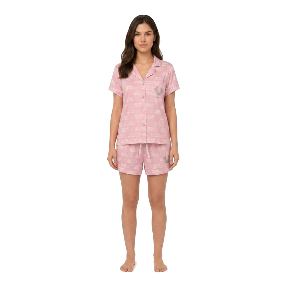 True Religion Pajama Set Pink
