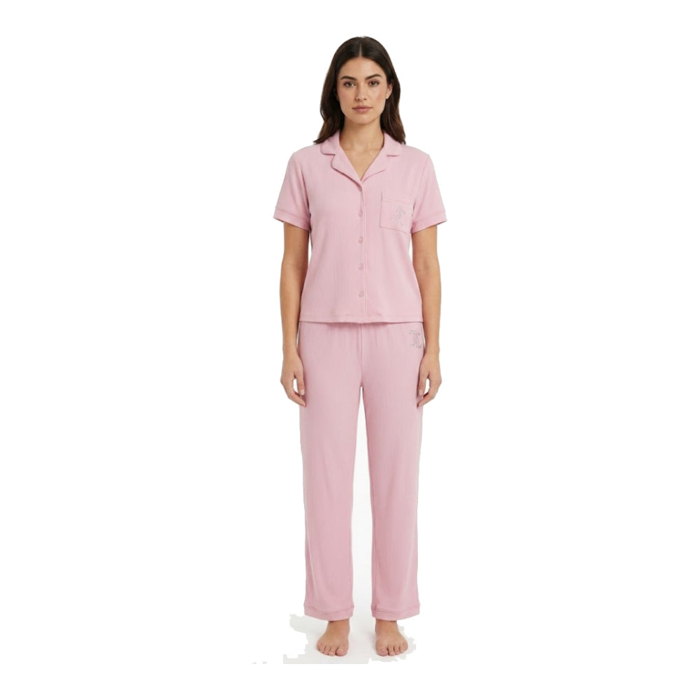 Juicy Couture Pajama Set Light Pink Long M