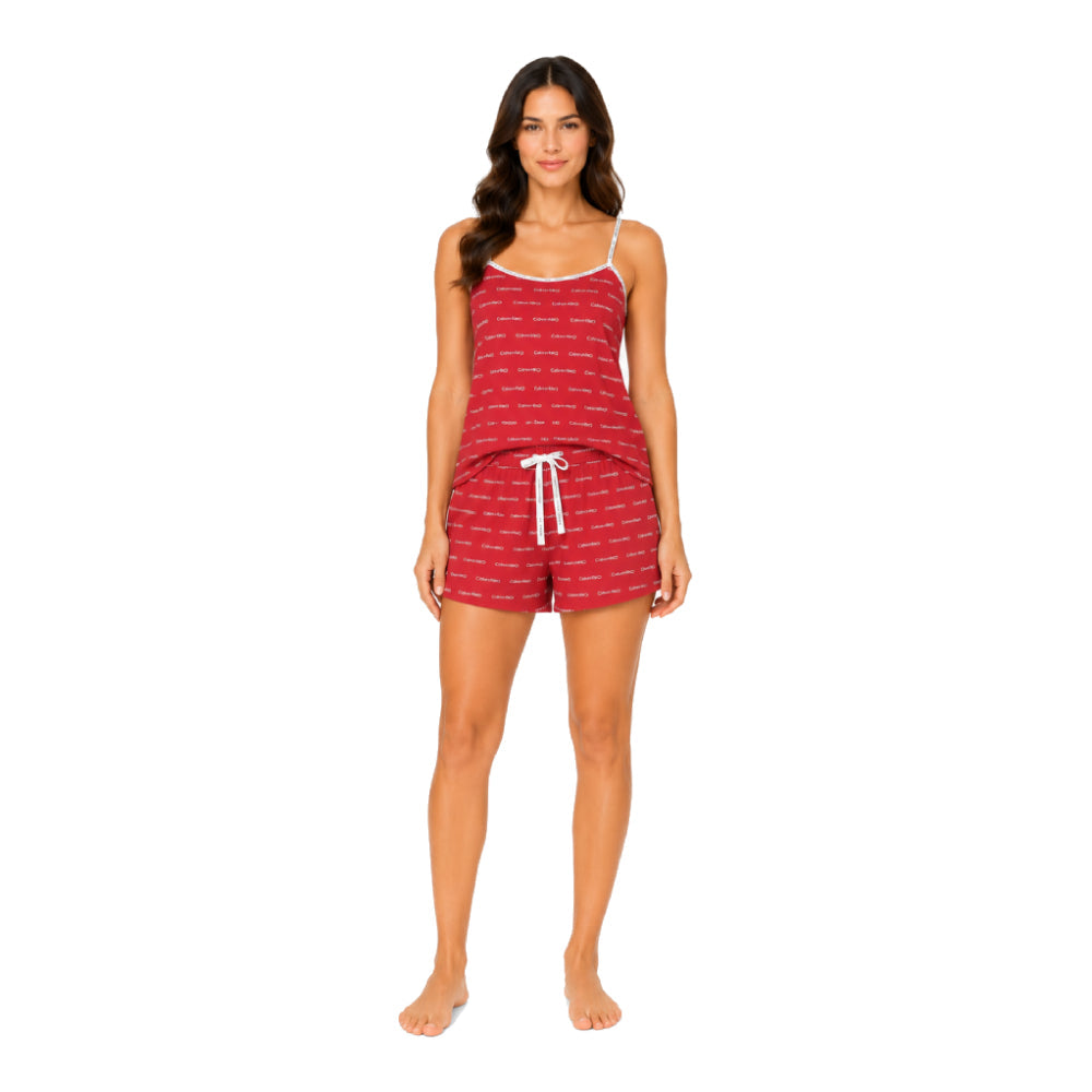 Calvin Klein Pajama Set Red