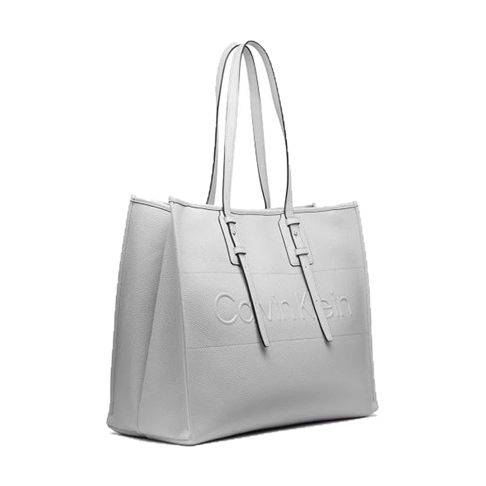 Calvin Klein Large Shoulder Bag Grey