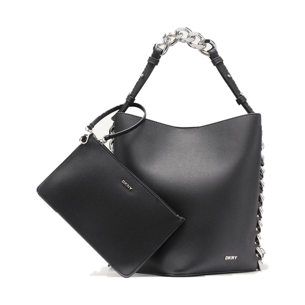 DKNY HandBag Black W Chain