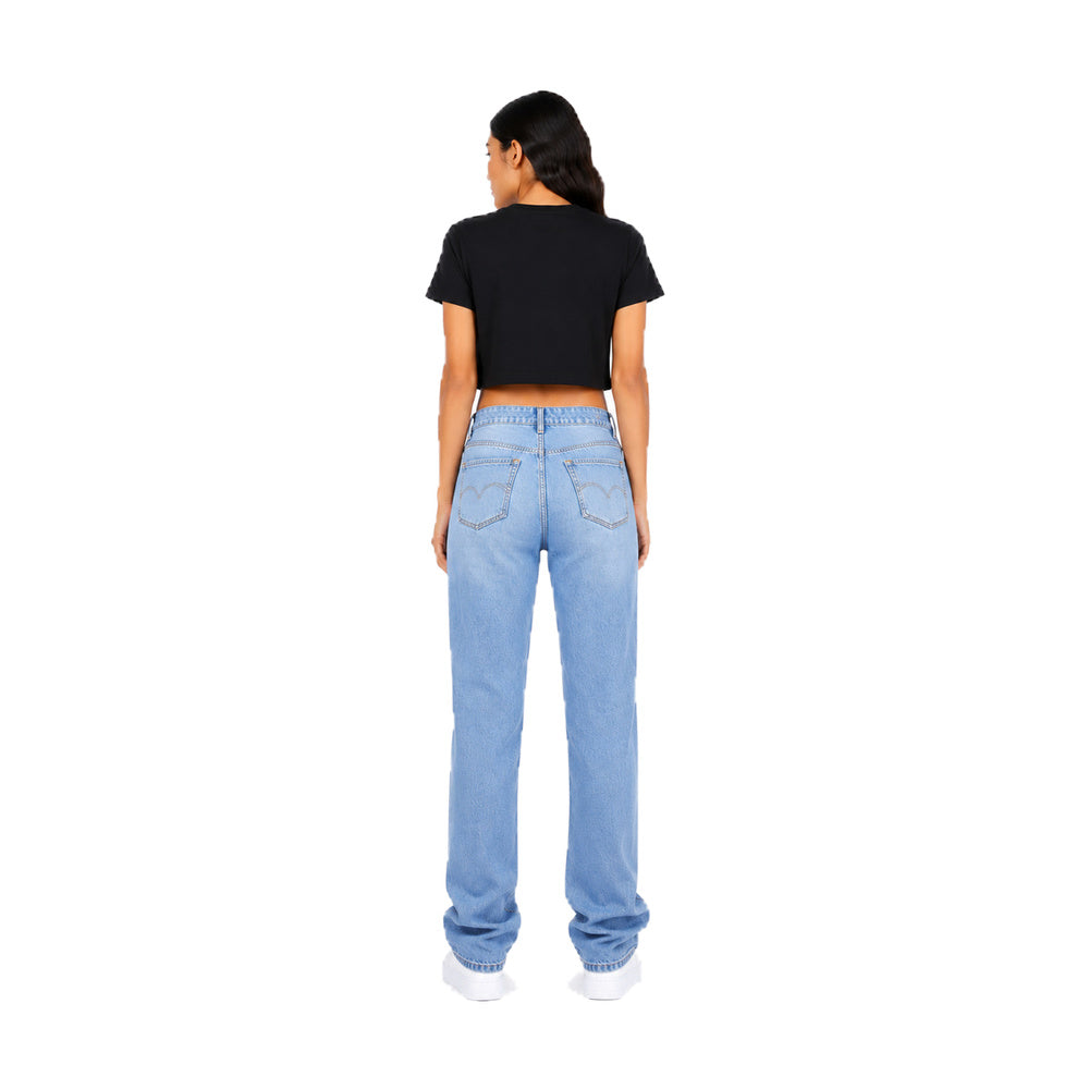Michael Kors T-Shirt Navy Crop