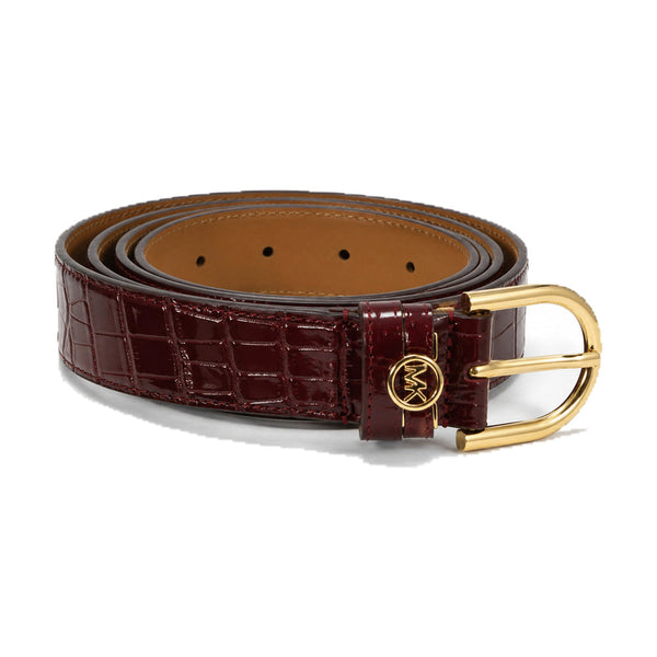 Michael Kors Belt Burgundy