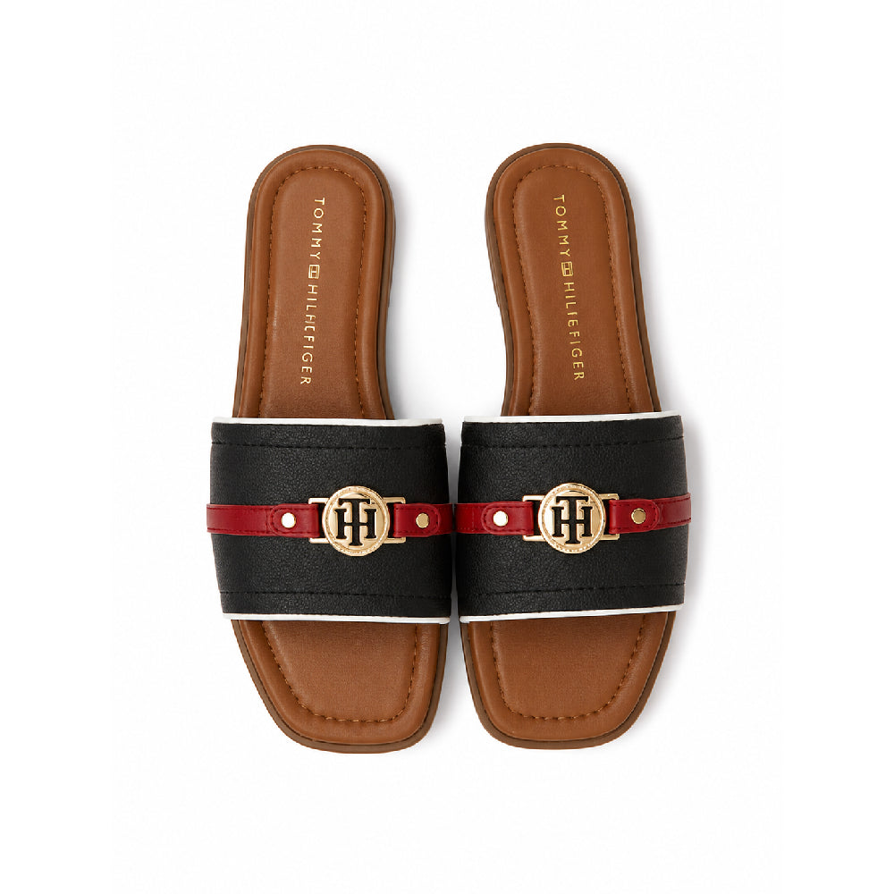 Tommy Slipper Navy x Red