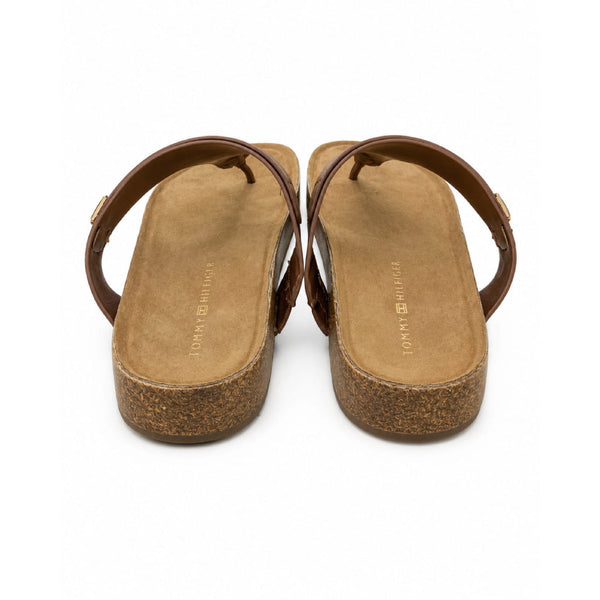 Tommy Slipper Brown Side Logo