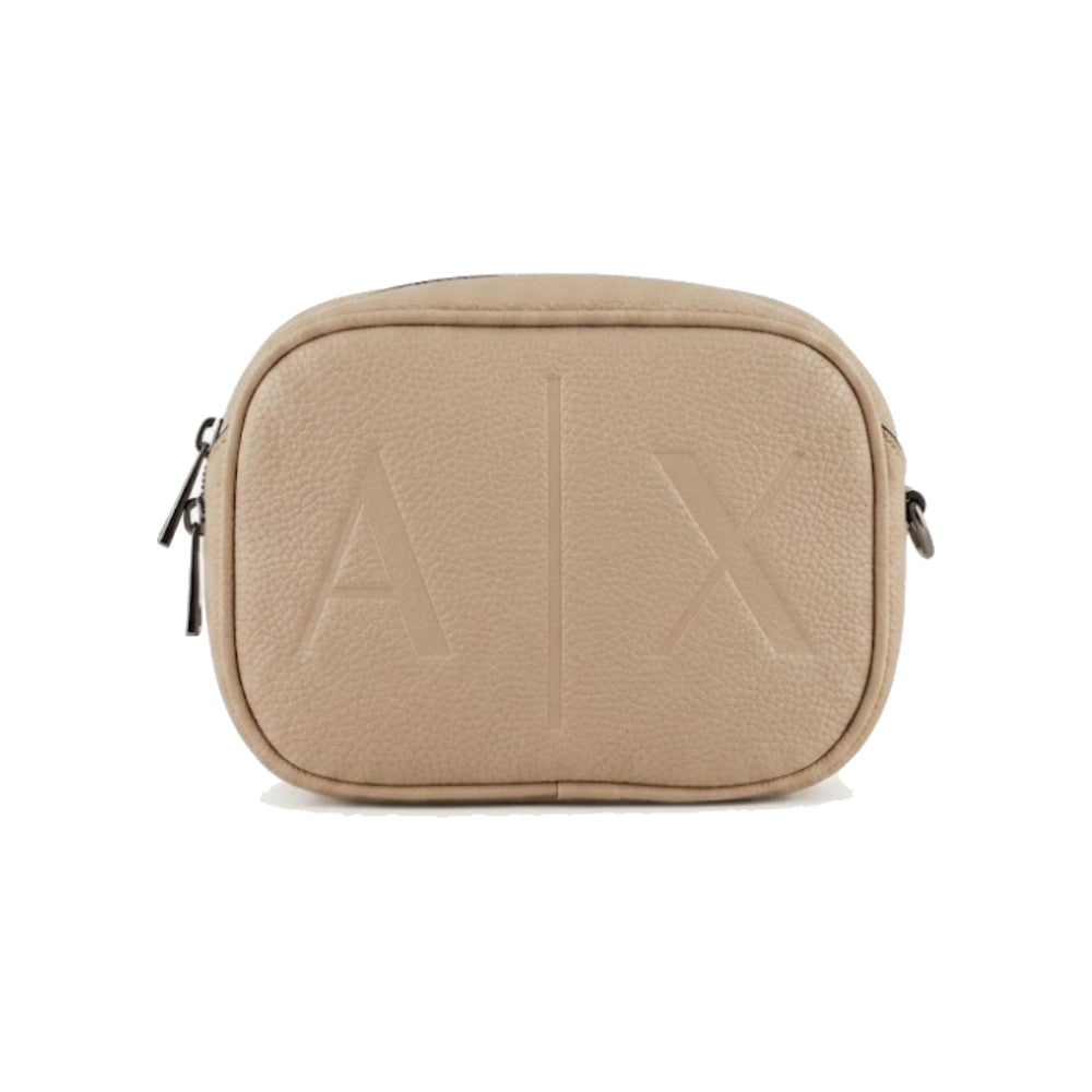 Armani Cross Bag Beige Sq