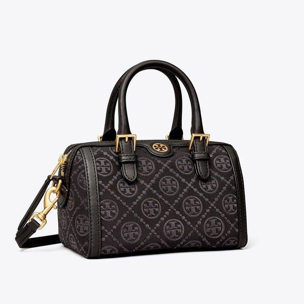 PETITE T MONOGRAM BARREL BAG TORY BURCH