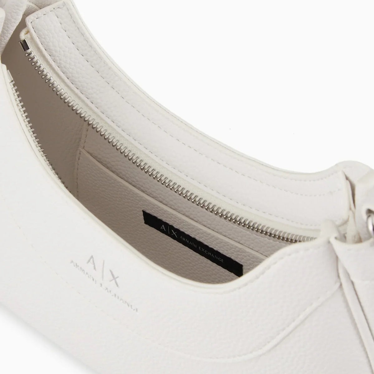 Armani Exchange Borsa Hobo Optical in White