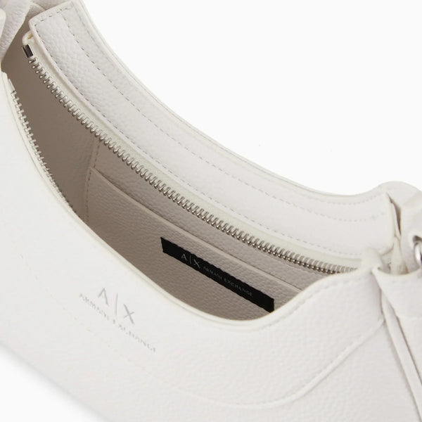 Armani Exchange Borsa Hobo Optical in White