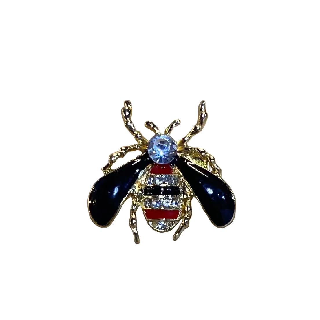 Brooch Bee Black Multi