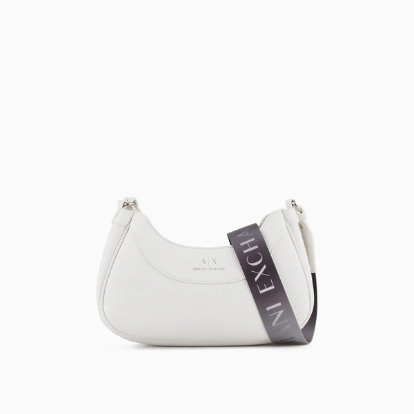 Armani Exchange Borsa Hobo Optical in White