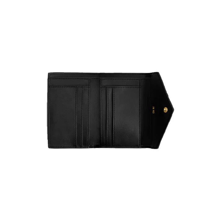 JW PEI Celeste Woven Textured Envelope Wallet in Black