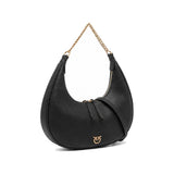 Pinko Brioche Hobo in Black