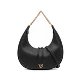 Pinko Brioche Hobo in Black