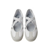 Adidas Barreda Mary Jane Shoes Cloud White Silver Metallic