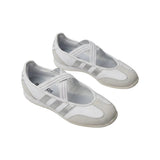 Adidas Barreda Mary Jane Shoes Cloud White Silver Metallic