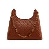 JW PEI Vivian Multi-Pocket Chain Hobo Bag in Brown
