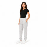 DKNY Drawstring Sweatpants in Light Grey Heather