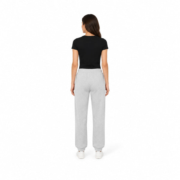 DKNY Drawstring Sweatpants in Light Grey Heather