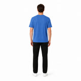 U.S. Polo Assn. Men's Short-Sleeve V-Neck T-Shirt in Bright Blue