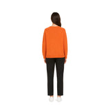 Max Mara Knit Sweater in Vibrant Orange