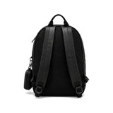 MLB Los Angeles Dodgers LA Logo PU Leather Backpack With Mini Pouch In Black