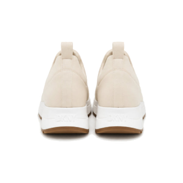DKNY Jadyn Low Top Slip On Sneakers Pale Blush In Ivory Cream