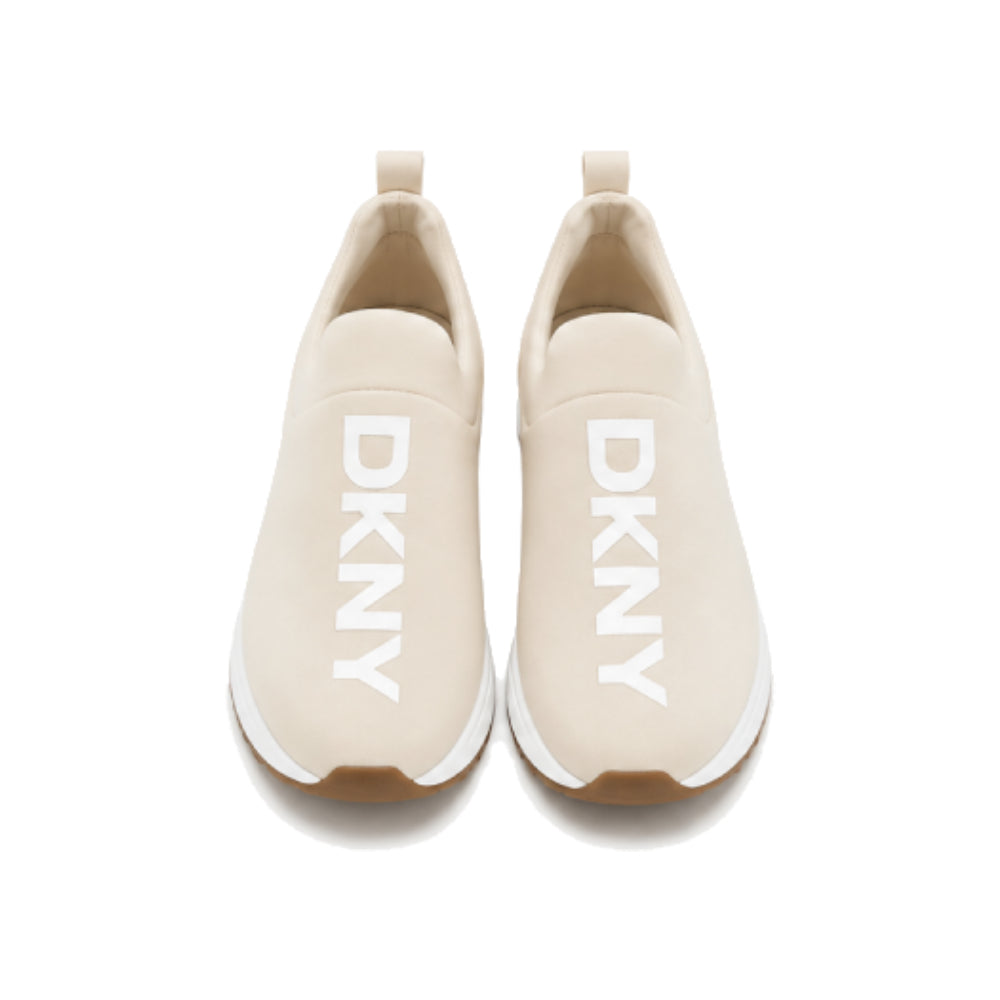 DKNY Jadyn Low Top Slip On Sneakers Pale Blush In Ivory Cream