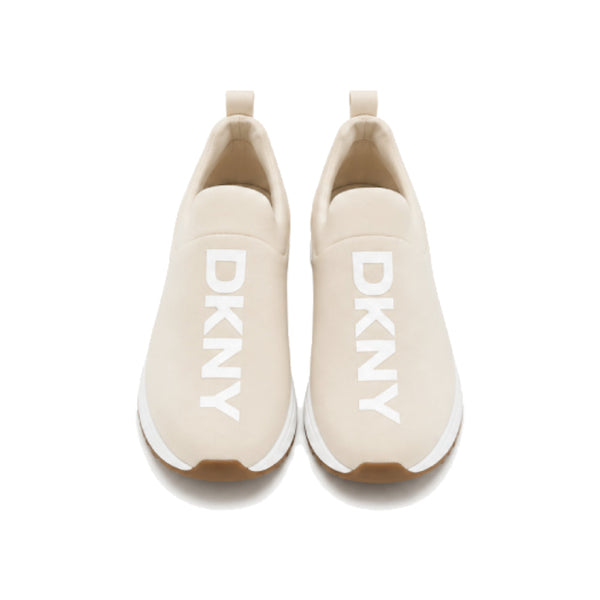 DKNY Jadyn Low Top Slip On Sneakers Pale Blush In Ivory Cream