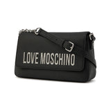 Love Moschino Logo Shoulder Bag in Black