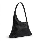 JW PEI Lyra Woven Shoulder Bag In Black