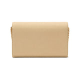 Love Moschino Logo Chain Crossbody Bag in Beige