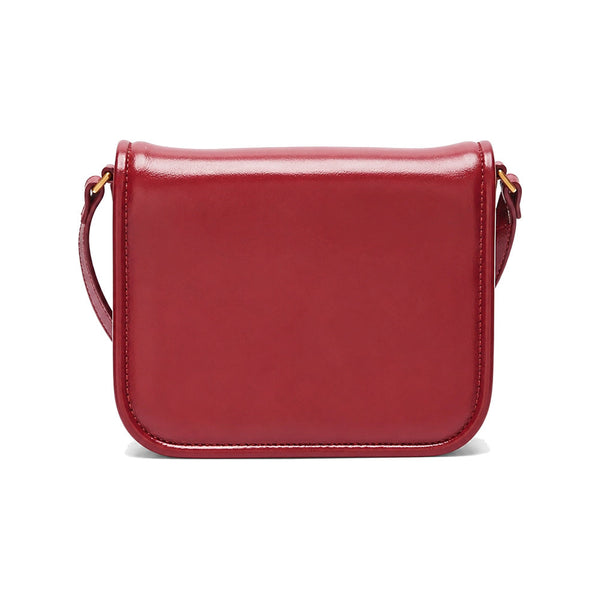 PINKO Love Box Crossbody Bag in Burgundy