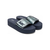 Michael Kors Logo Platform Slide Sandals