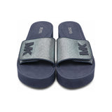 Michael Kors Logo Platform Slide Sandals