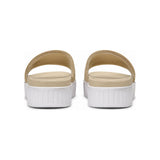 Puma Karmen Platform Slide Sandals In Beige