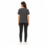 Karl Lagerfeld Signature Boucle T-Shirt In Dark Gray