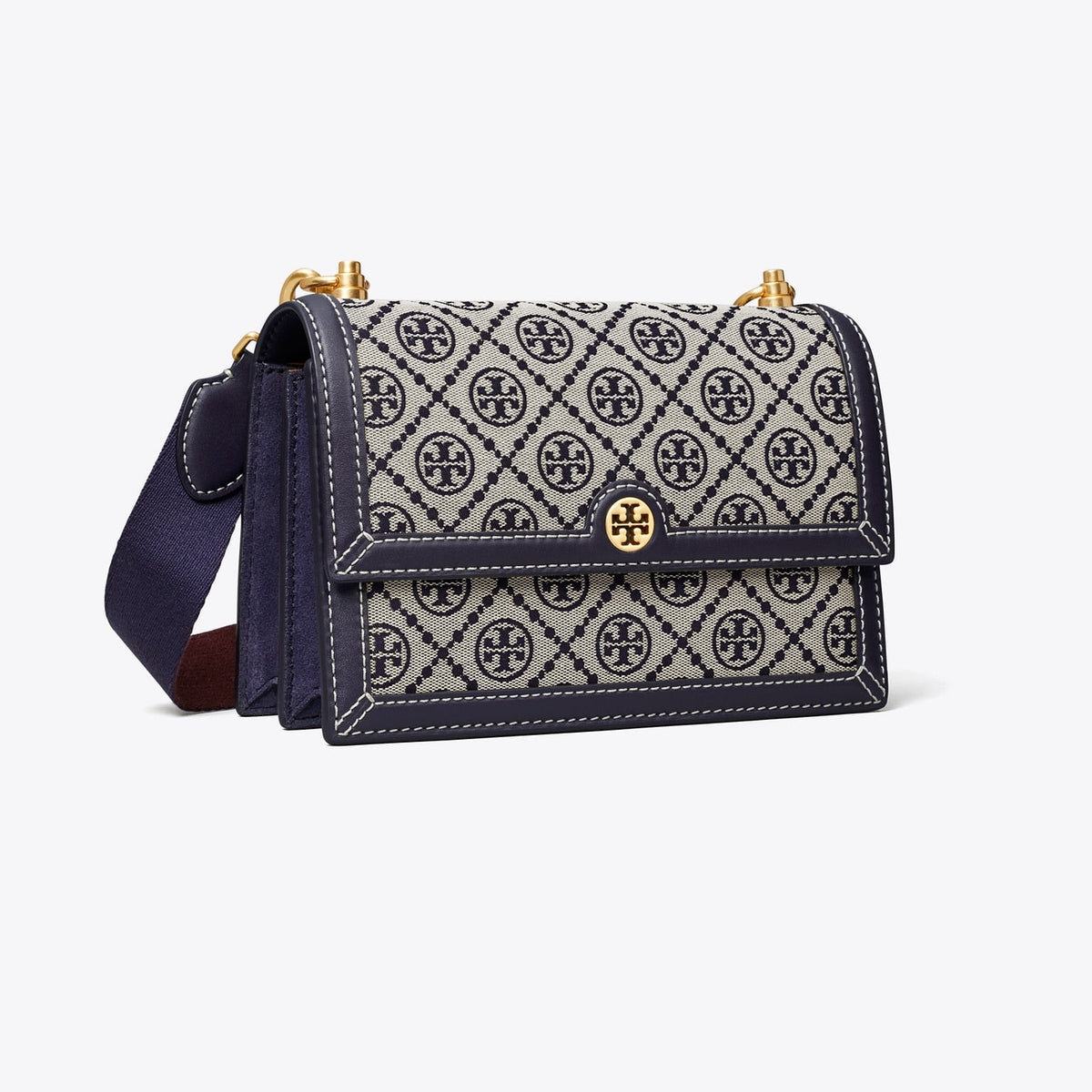 Tory Burch T Monogram Small Jacquard Shoulder Bag
