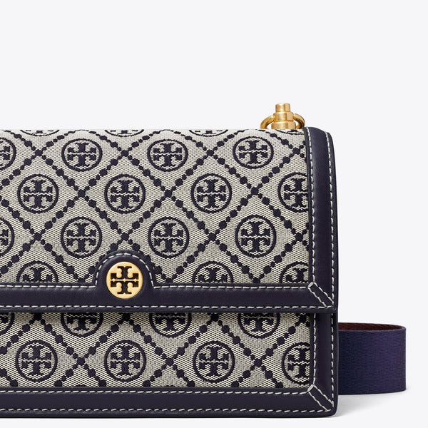 Tory Burch T Monogram Small Jacquard Shoulder Bag