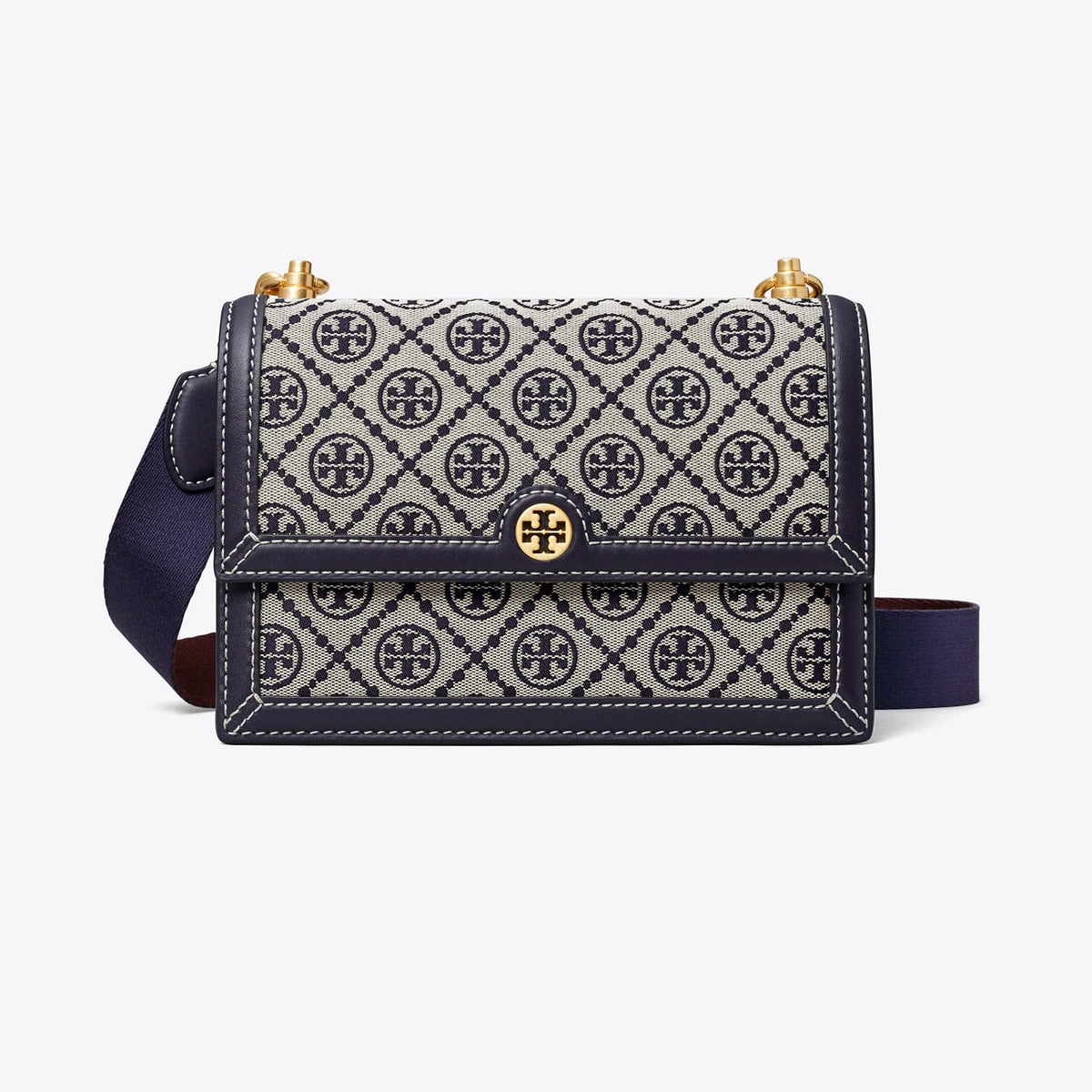 Tory Burch T Monogram Small Jacquard Shoulder Bag