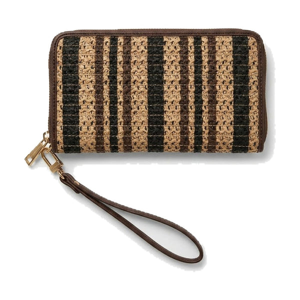 Steve Madden Wallet large Brown Canvas