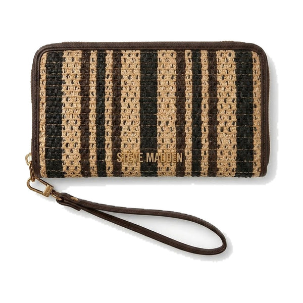 Steve Madden Wallet large Brown Canvas